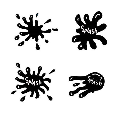 Dripping Slime Silhouette Illustrations Royalty Free Vector Graphics