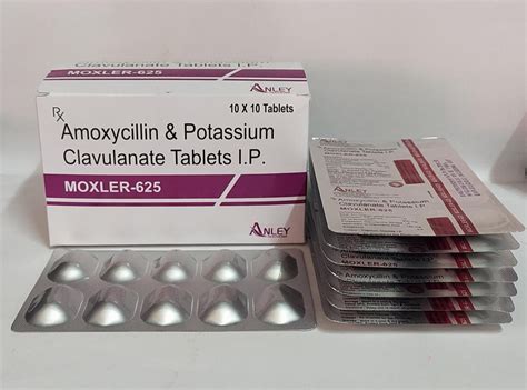 Allopathic Moxler 625 Amoxycillin And Potassium Clavulanate Tablets 625 Mg Prescription Rs 380