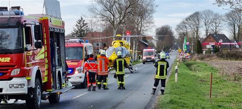 Pol Std J Hriger Autofahrer Bei Unfall In Hammah Schwer Verletzt