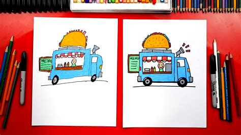 Taco Truck Drawing