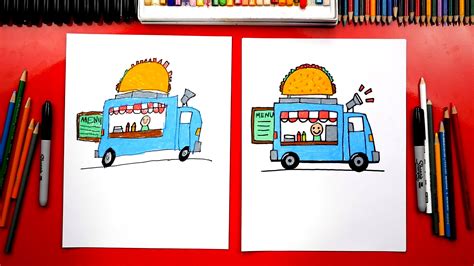 Taco Truck Drawing