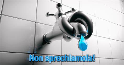 Campagna Di Sensibilizzazione Per Ridurre Il Consumo Di Acqua Potabile