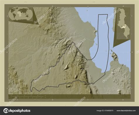 Dedza District Malawi Elevation Map Colored Wiki Style Lakes Rivers