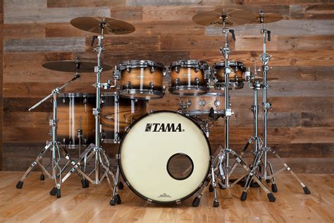 TAMA STARCLASSIC MAPLE EXOTIC 6 PIECE DRUM KIT, NATURAL PACIFIC WALNUT ...