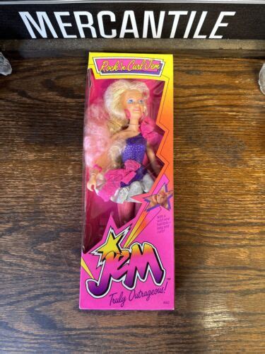 Vintage 1986 Rock N Curl Jem Doll Jem And The Holograms Hasbro New