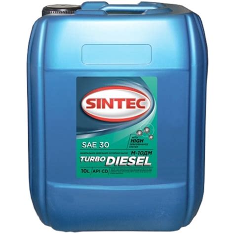 Купить Моторное масло SINTEC TURBO DIESEL М-10ДМ SAE 30 минеральное 10 ...