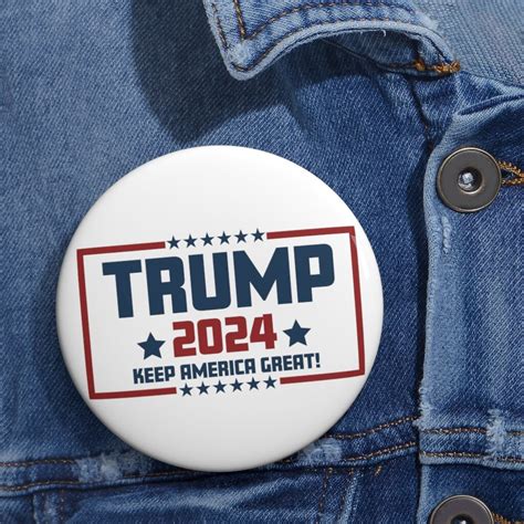 Trump 2024 Pin Buttons Etsy