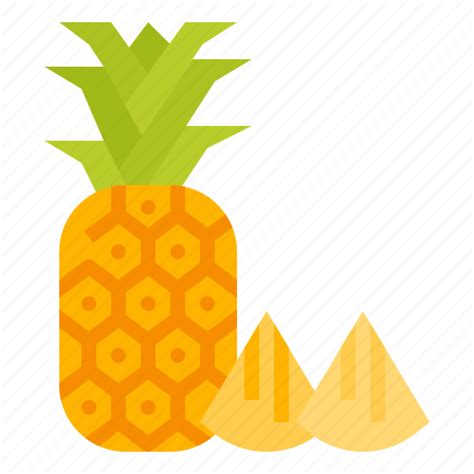 Fruit Healthy Pineapple Vegetarian Icon Download On Iconfinder