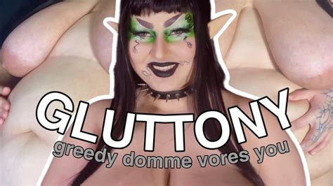 GLUTTONY Greedy Goth BBW Domme Vores You Daniisonline Clips4sale