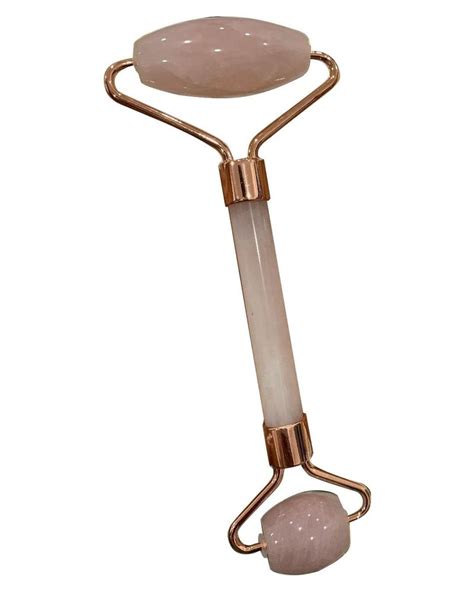 Pink And Golden Rose Quartz Face Massage Roller 5inch At Rs 450 Piece