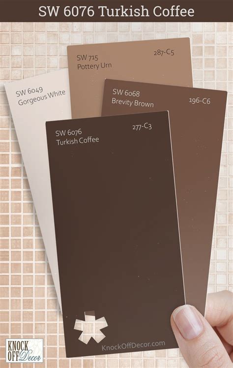 Sherwin Williams Turkish Coffee Sw 6076 Review A Deep Brown With Good Taste Knockoffdecor