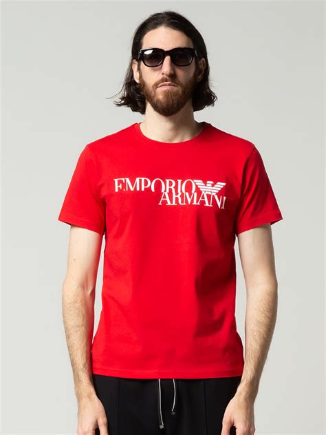 Emporio Armani エンポリオアルマーニ フロントロゴ クルーネック 半袖 Tシャツ Ea2118182r【サカゼン公式通販】