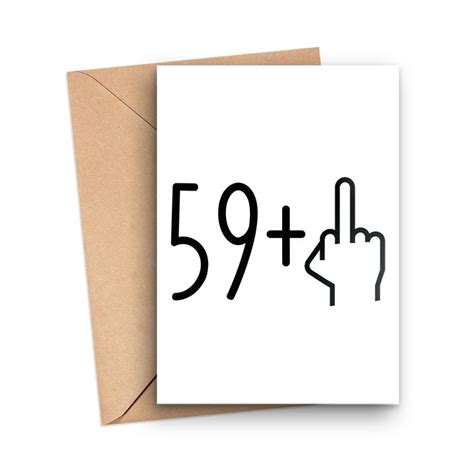 Funny 60th Birthday Card 60th Birthday Card 60 Year Old Birthday Card