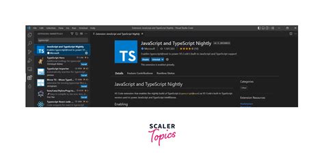 TypeScript Installation Scaler Topics