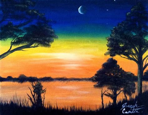 Bright Night Sunscapes Art By Joseph Cantin Paintings Prints