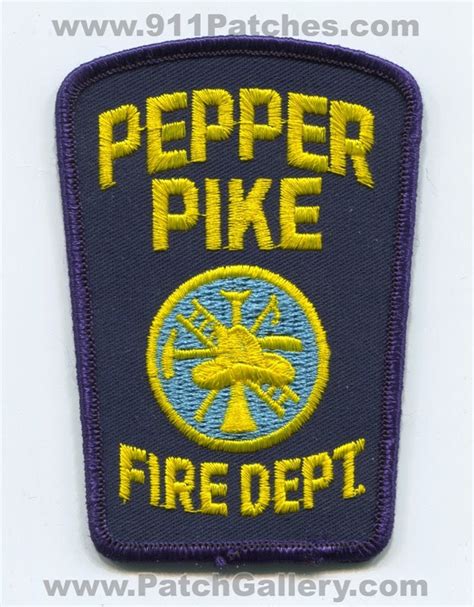 Pepper Pike Fire Department Patch Ohio Oh