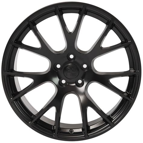 Dg69 22 Inch Satin Black Rims Fits Ram 1500 Hellcat Style