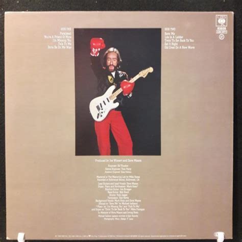 DAVE MASON OLD CREST ON A NEW WAVE KONTRA RECORD STORE