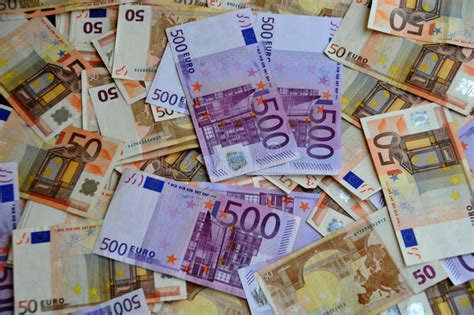 Euro Money of Five Hundreds and Fifty Stock Photo - Image of counting ...