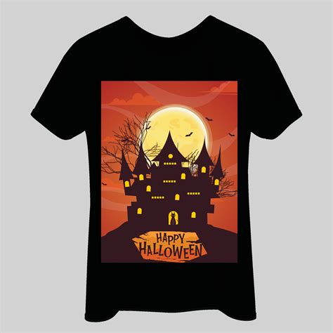 Halloween Pumpkin Vector Illustration T-shirt Design 12063681 Vector ...