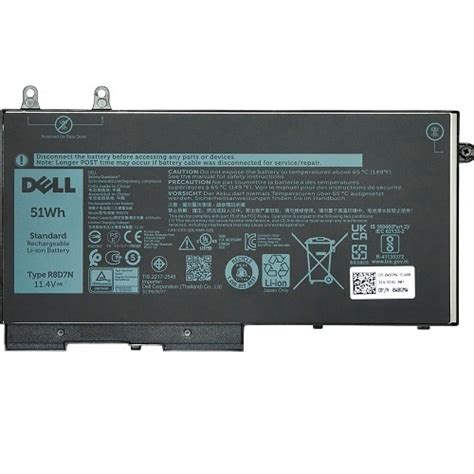 Dell Cell Wh Lithium Ion Replacement Battery For Select Laptops