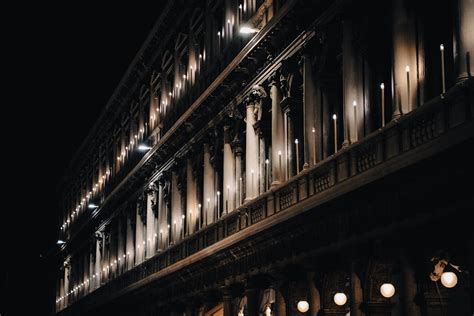 Old Historic Building Illuminated at Night · Free Stock Photo