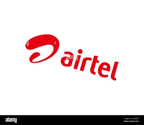 Airtel Sri Lanka Rotated Logo White Background B Stock Photo Alamy