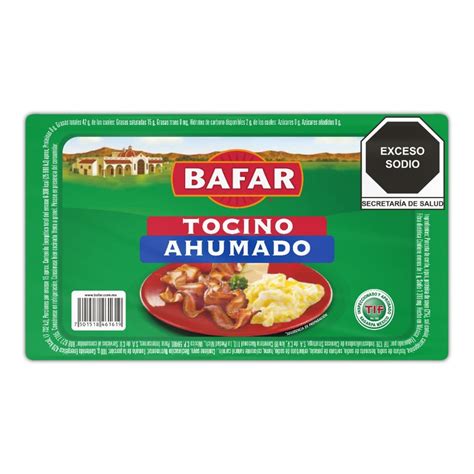 Tocino Ahumado Rebanado Bafar Kg Soriana