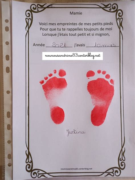 Empreintes Des Pieds Pour La F Te Des Grands M Res The Best