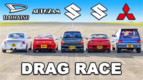 kei cars Drag race - Turbo and Stance