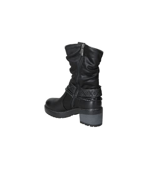 Botas Mustang Mtng Negro Para Mujer