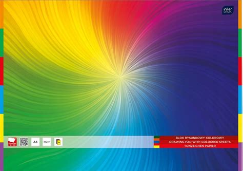 Blok rysunkowy A3 kolorowy kolorowe kartki (60037) (5902277060037 ...