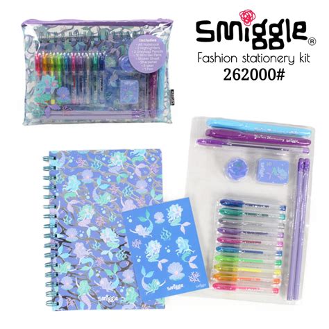 Jual Smiggle Stationery Kit Pencil Case T Pack Set Dino Unicorn