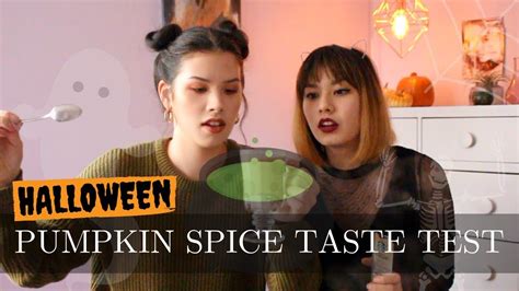 Pumpkin Spice Taste Test With My Sister Youtube