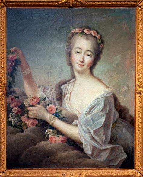 Portrait De Madame Du Barry En Flore Jeanne Bécu Comtesse De Barry