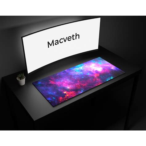 Macveth Artisan Deskmat Nebula Mousepad Extended Large Gaming Mouse