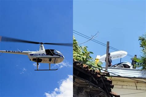 Cae Helic Ptero De La Pnc Sobre El Techo De La Iglesia La Merced Ennewssv