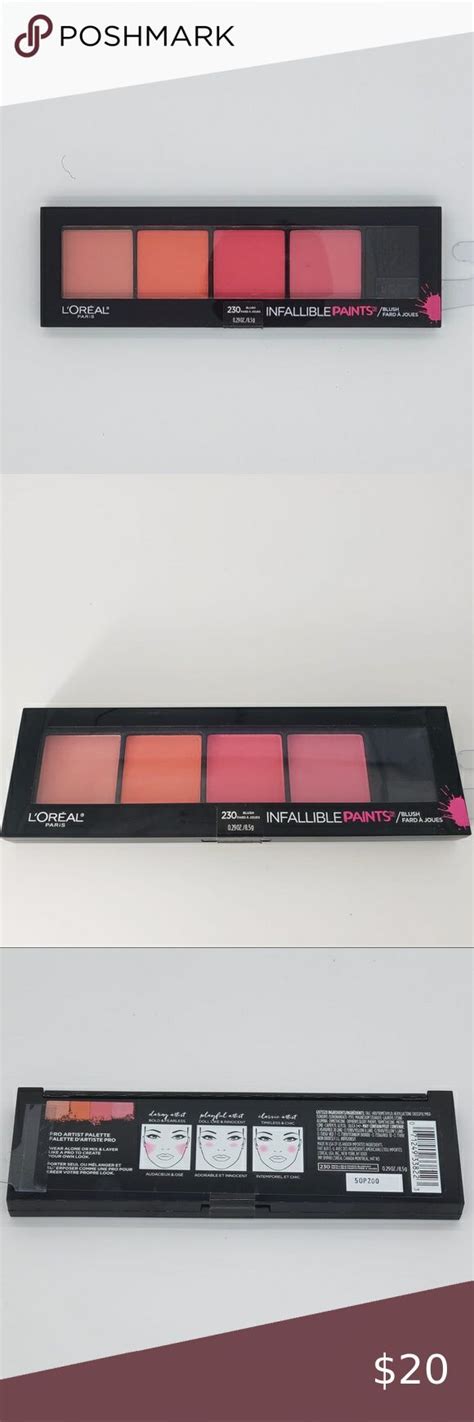 Loreal Infallible Paints Blush New Blush 4 Shades Loreal Paris