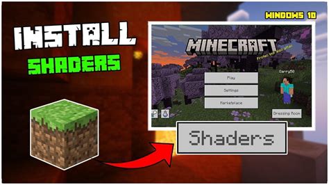 How To Install Shaders In Minecraft Windows 10 Edition 1 20 YouTube