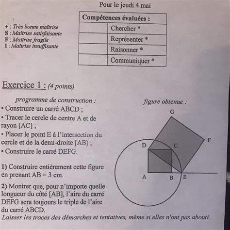 Bonsoir Jaurais Besoin Daide Pour Mon Dm De Maths Je Dois Le Rendre