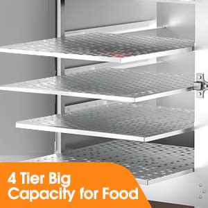 Amazon PYY Commercial Hot Box Food Warmer Cabinet 4 Tier Portable Insulated Warming Pan