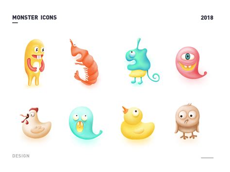 Icons Monster By Lvhaixiao On Dribbble