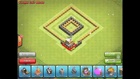 Clash of Clans - TH5 Base Trap Defense Layout - BEST DEFENSE - YouTube