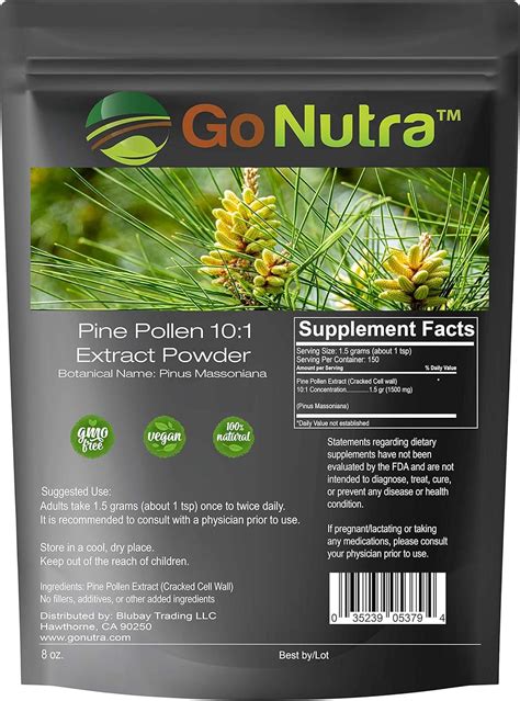 Pine Pollen Powder Cracked Broken Cell Wall Pine India Ubuy