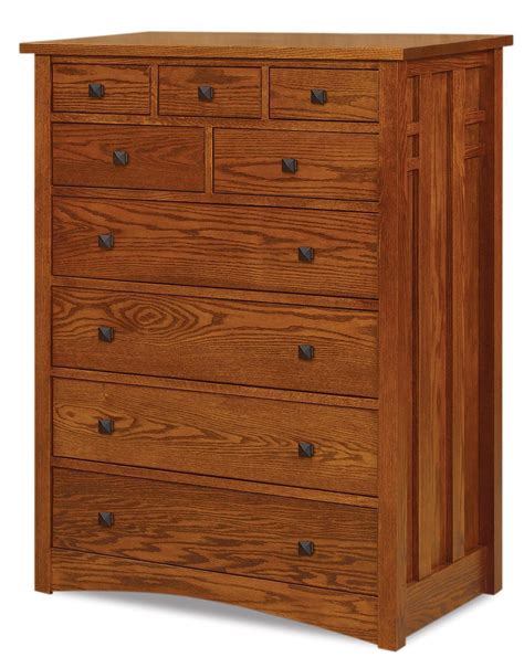 Torrent Mission Nine Drawer Chest Of Drawers From Dutchcrafters Amish