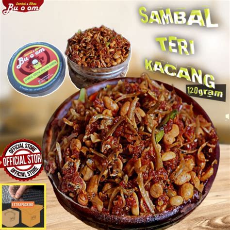 Jual Sambal Teri Kacang Asli Enak Khas Bu Oom Shopee Indonesia