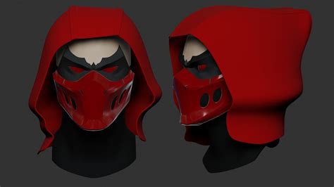 Red Hood Outlaw mask 3D model 3D printable | CGTrader