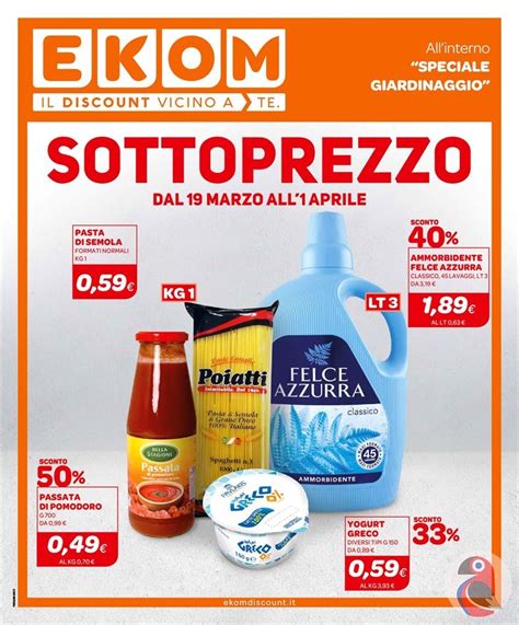 Volantino Ekom Sottoprezzo Fino All Aprile Dal Marzo