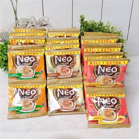 Jual Neo Coffee Renceng Isi Sachet Caramel Macchiato Moccachino