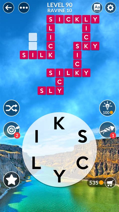 Wordscapes Level Ravine Canyon Answers And Solutions Qunb